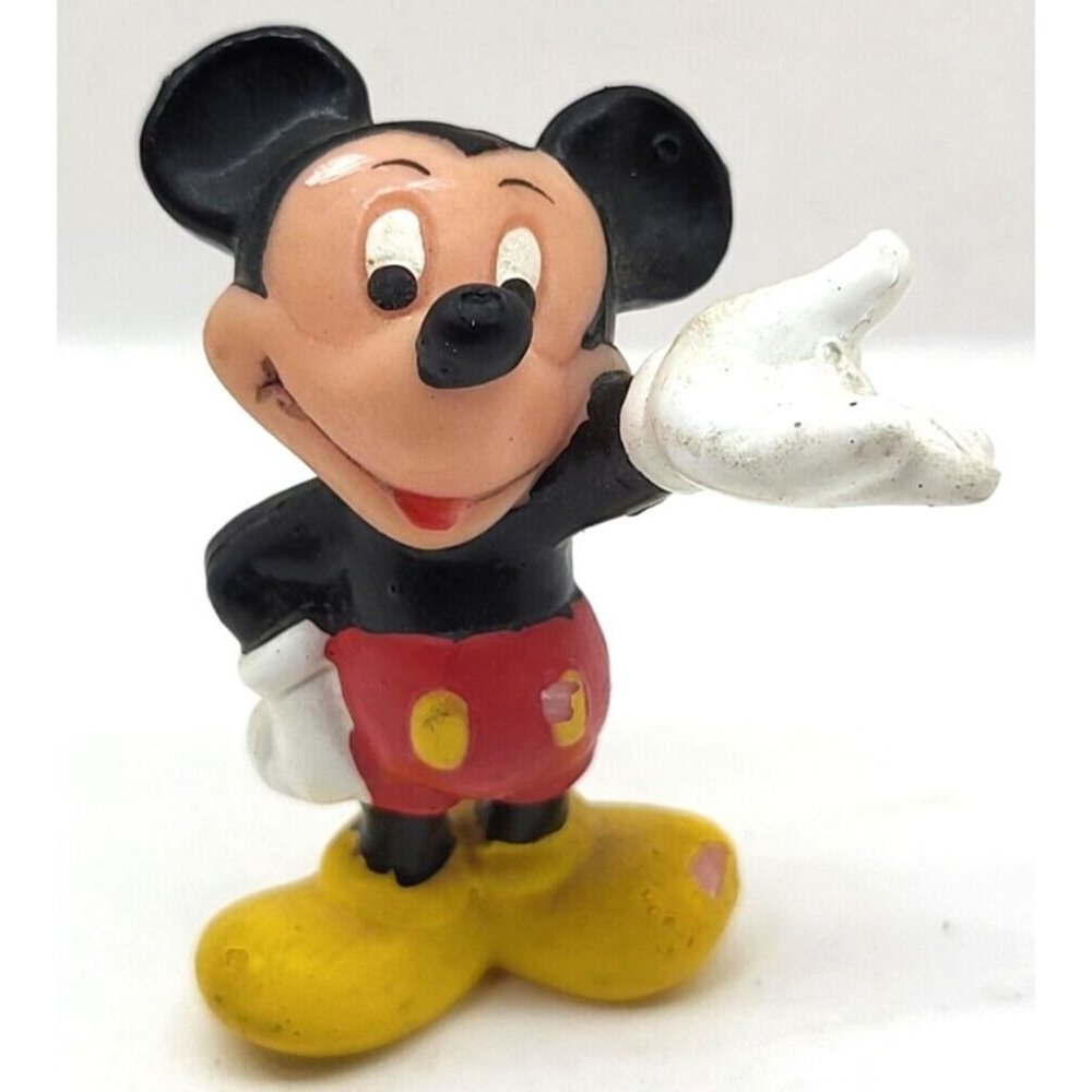 Disney MICKEY MOUSE Applause  2" PVC Figure / Cake Topper Toy  Hong Kong (E2)